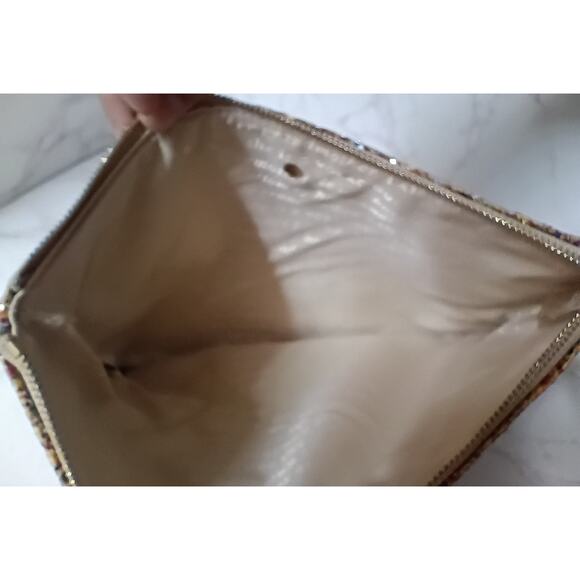 KATE SPADE NEW YORK "Gia" Sparkler Multi-Color Large Gitter Clutch - Picture 4 of 7